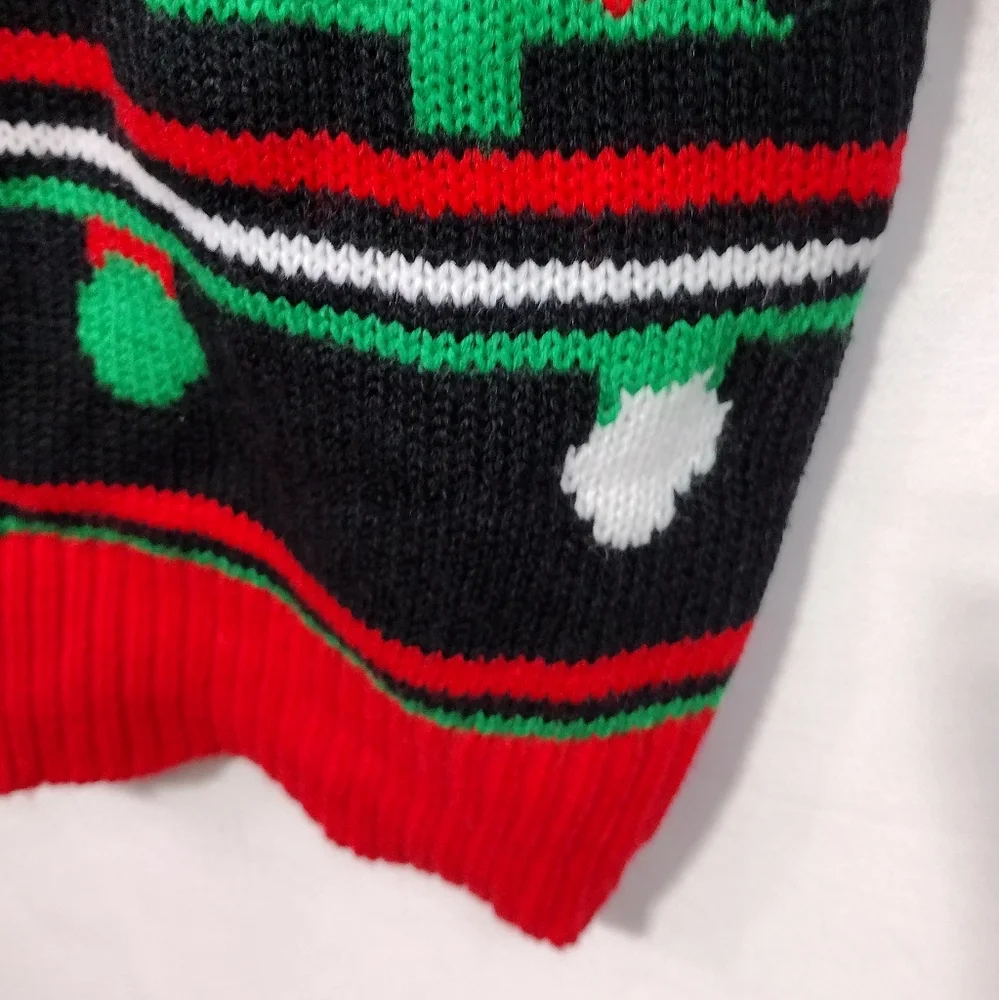 NWT No Boundaries Sequin Blessed Ugly Christmas Sweater Womens 3X Multicolor - Picture 4 of 10